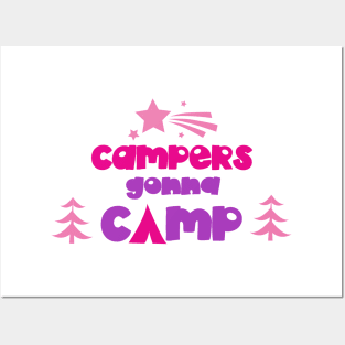 Camper's Adventure & Delight Posters and Art